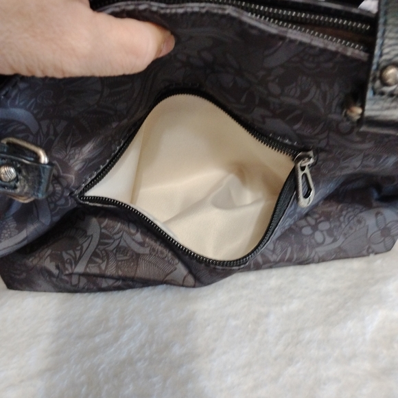 2 pc. Sakroots Metro Tote Bag & Encino Wallet ~Spirit Desert~ BlackTonal EUC - Picture 5 of 14